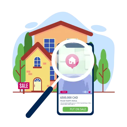 Icon or Illustration for Search Property and Home or Sell Property and Home with Edmonton Real Estate Experts / Trusted Advisors Realty