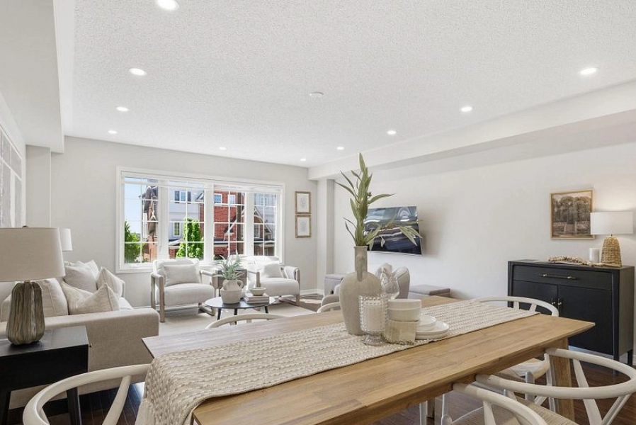 Professional staging example