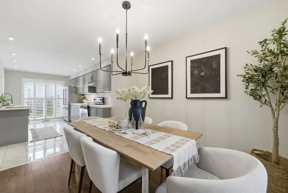 Professional staging example