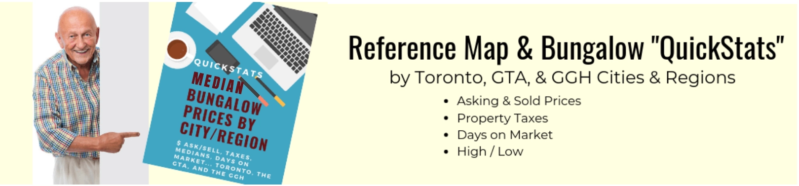 Linked Graphic: Text version of Bungalow Quick Stats & Reference Map link description